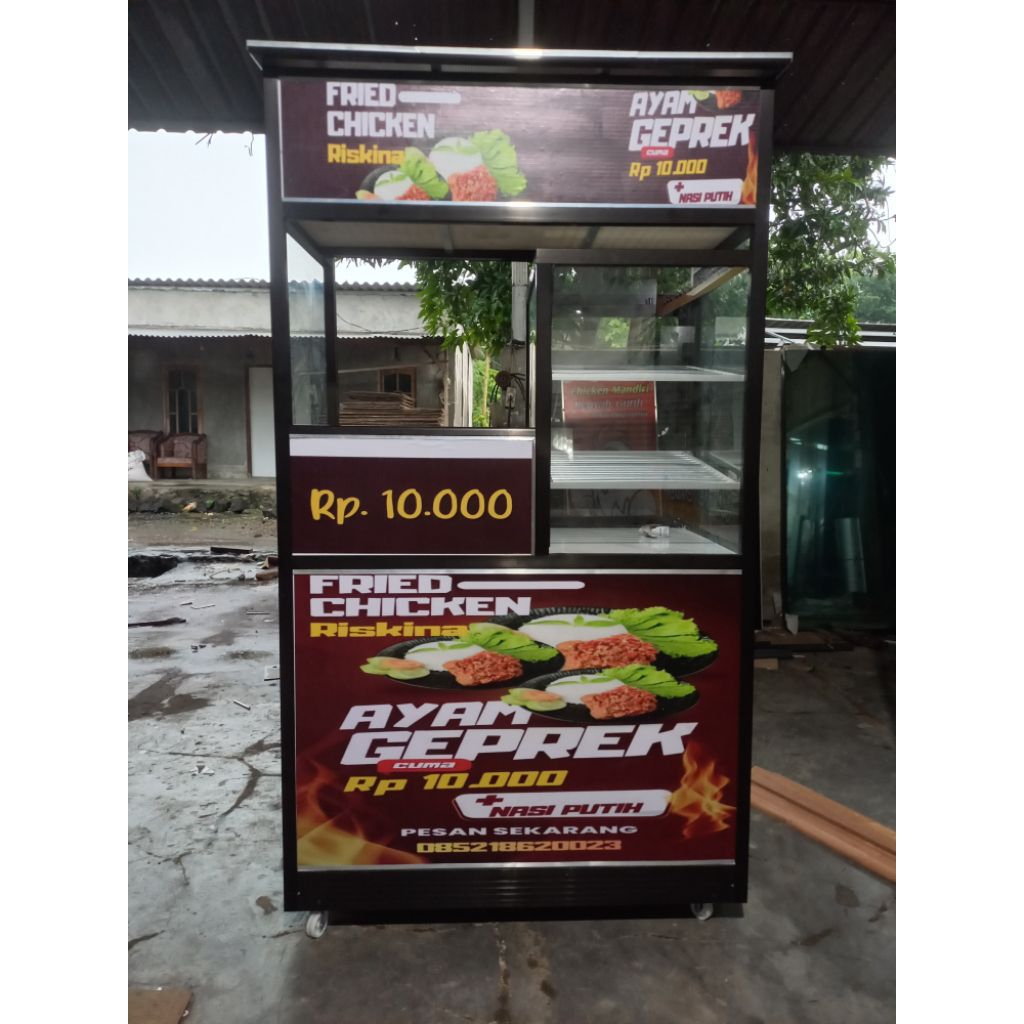 ROMBONG // GEROBAK CHICKEN // GEROBAK GEPREK // GEROBAK SEBLAK