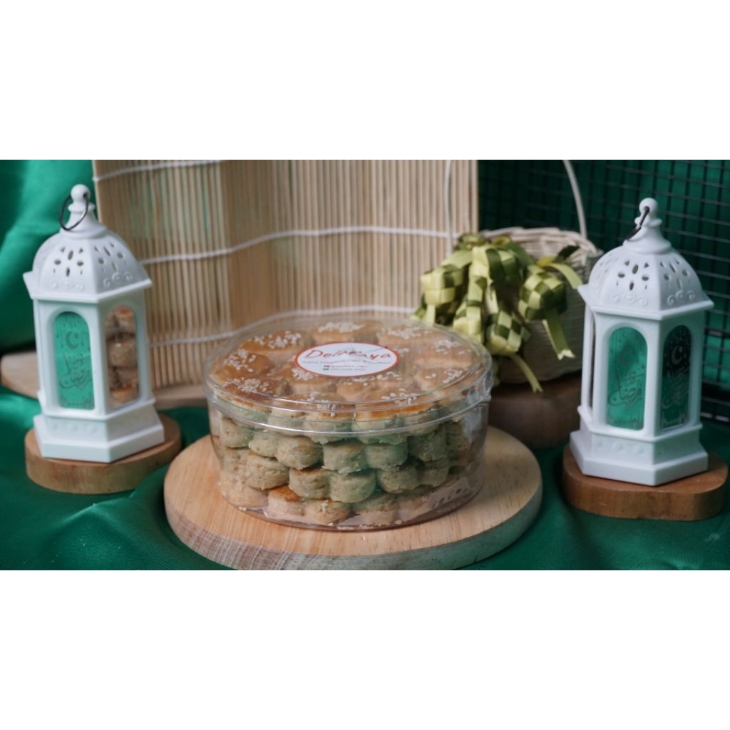 kue kacang kemasan toples 500 gr