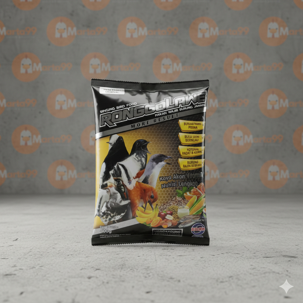 Ronggolawe Hitam 400gr - Makanan Burung Premium