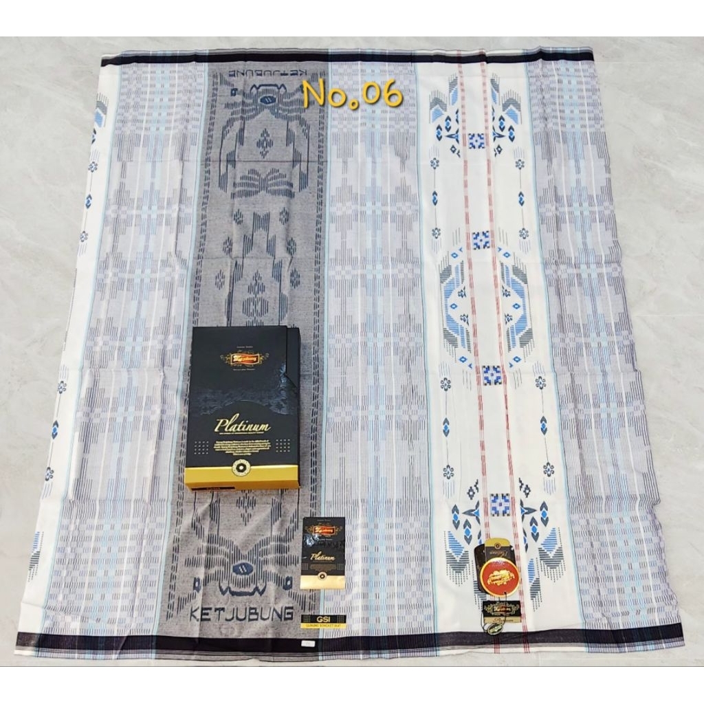 Ketjubung Sarung Ketjubung Sarung Tenun Ketjubung Platinum Motif GSI