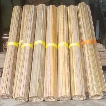 kerey tirai bambu 1x2 meter lengkap rol tali gulung Tahan Panas dan hujan