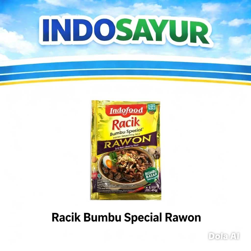 Racik Bumbu Spesial Rawon Indofood 45gr / racik rawon