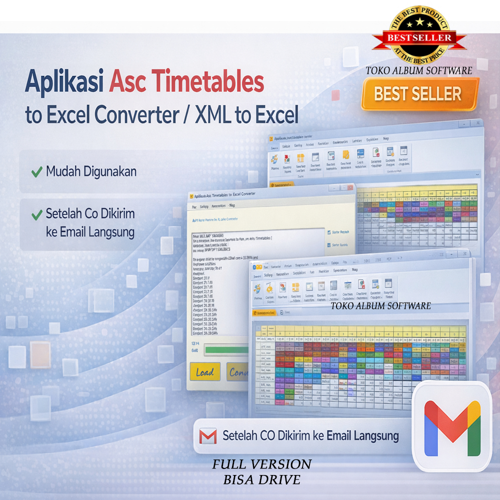 Aplikasi Asc Timetables to Excel Converter / XML to Excel TERBARU 2026