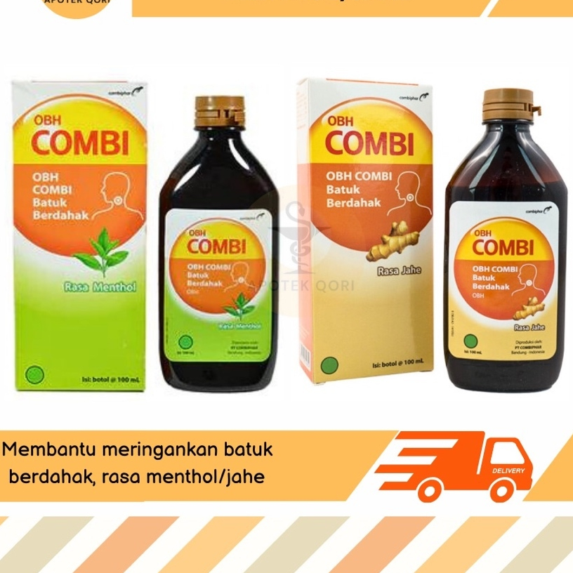OBH Combi Batuk Berdahak Jahe & Menthol 100 ML - Untuk Batuk Berdahak