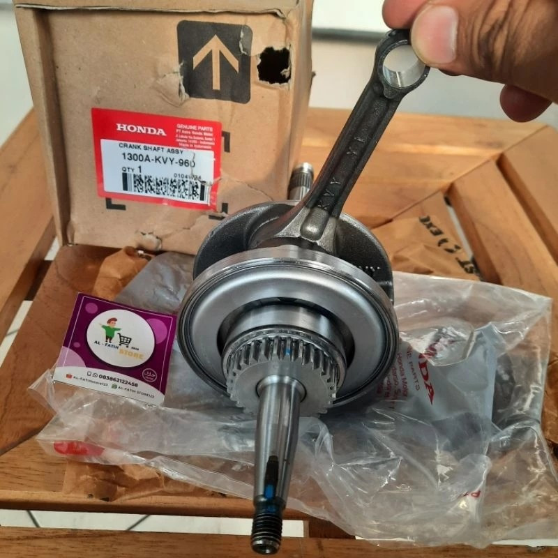 Kruk As Crankshaft Assy Beat Karbu Original AHM 1300A-KVY-960
