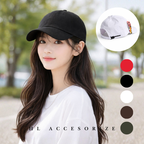 Topi Baseball Polos Pria Wanita | JATACC | Topi Casual | Streetwear Dewasa Adjustable | Putih | Hita