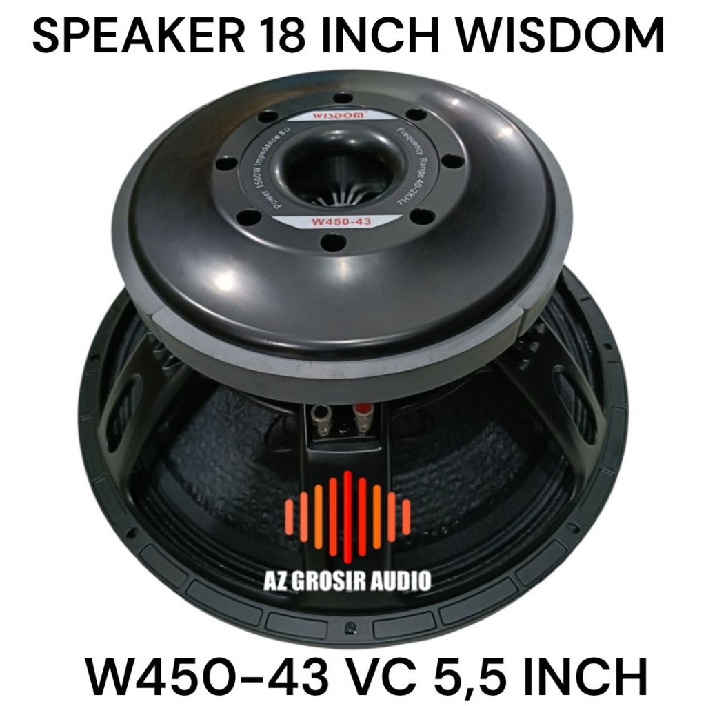 speaker 18 inch wisdom W450-43 speaker Wisdom w45043