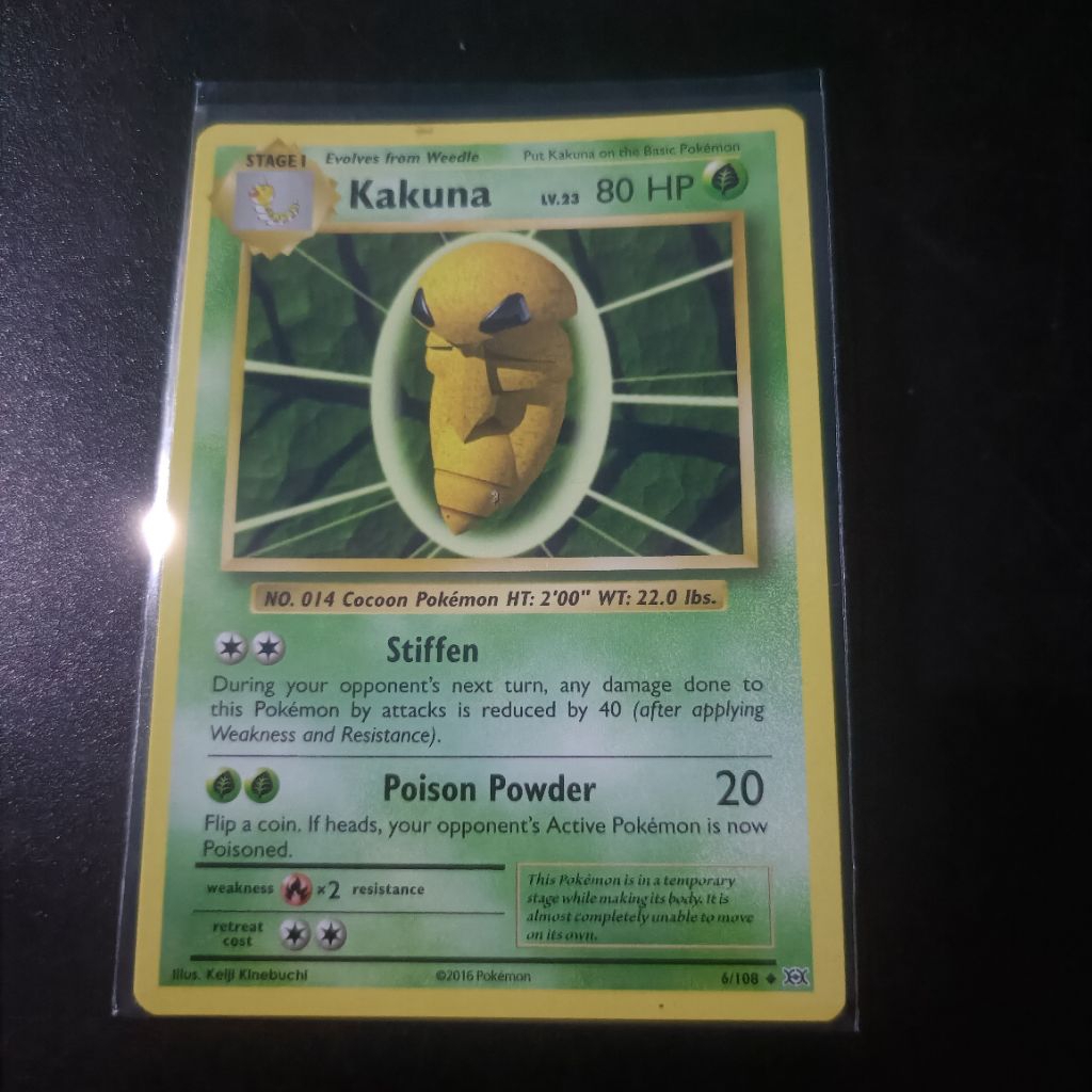 Kakuna - Evolutions (6/108) Kartu pokemon Inggris