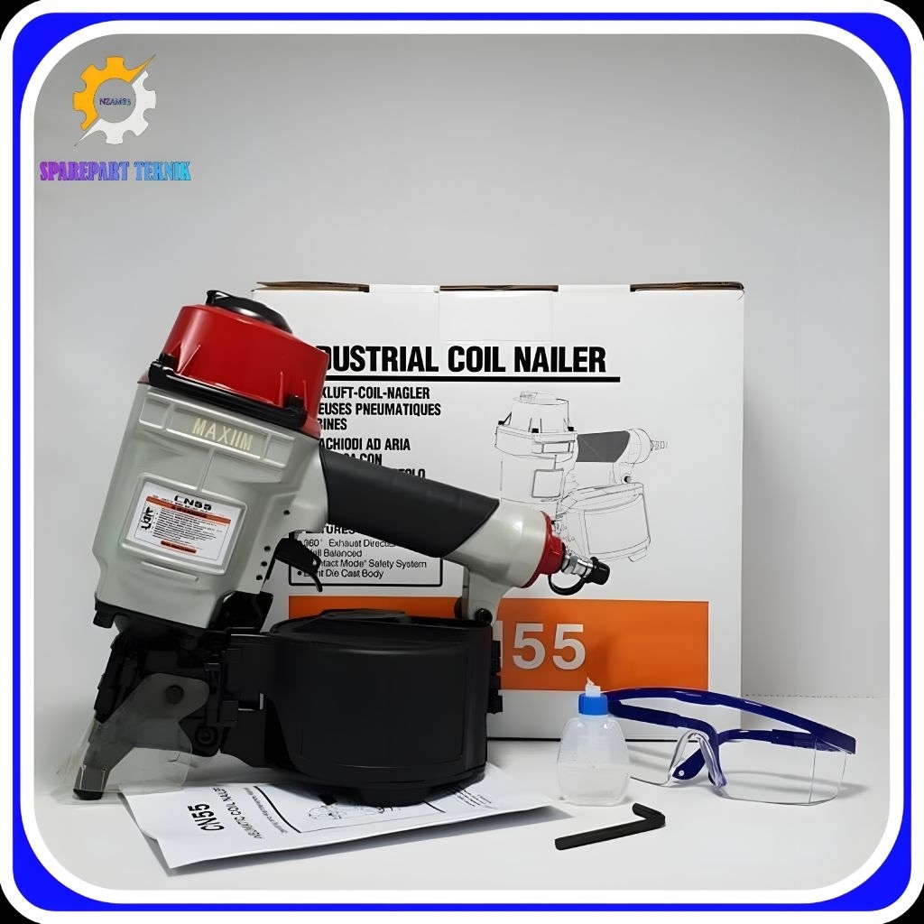 MAXIIM Coil Nailer CN55-Mesin Paku Tembak Pallet MAXIIM CN55