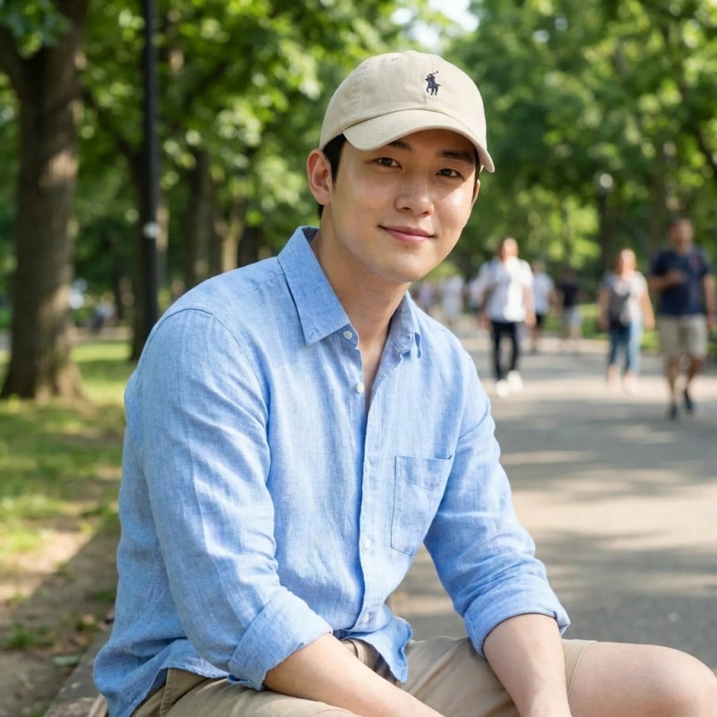 cap topi korea style topi pria baseball keren wanita black olahraga polo cowok pantai topi  running 