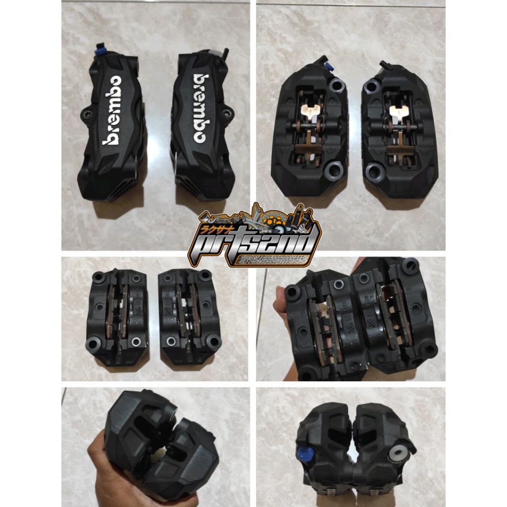 Kaliper Brembo M432 set kanan kiri pitch 100