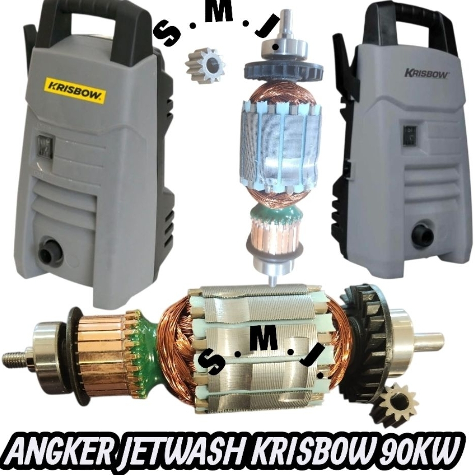 angker mesin jetcleaner krisbow 90kw armature mesin steam krisbow 90bar rotor mesin steam krisbow 90
