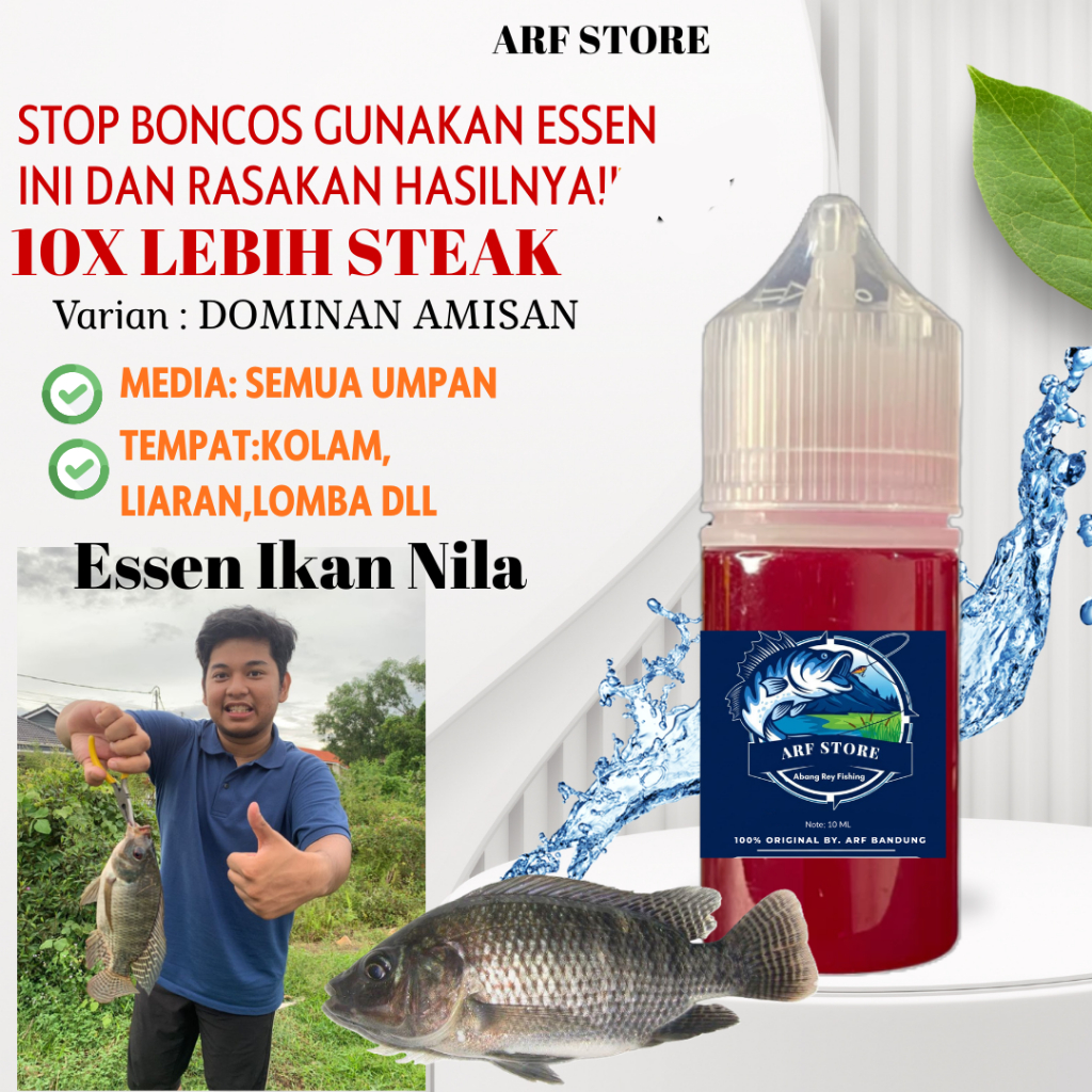 ARF Esen Ikan Nila Harian Kilo Gebrus Babon Alam Liar Media Umpan Lumut Essen Ikan Nila Paling Gacor