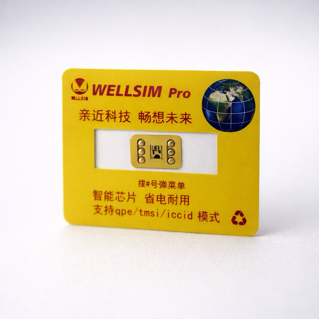 Wellsim Pro R-Sim Sim Sticker Support Ios 26 Terbaru For Iphone Sim Lock