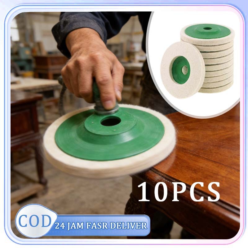 10pcs Mata Gerinda Poles Wool Mata Gerinda Poles Stainless 4 Inch Wool Poles Stainless Wool Wheel Ma