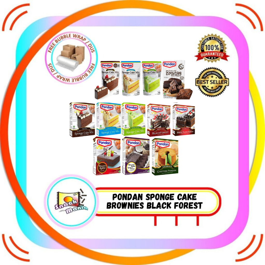 Pondan Sponge Chiffon Cake Black Forrest Kukus Brownies Kukus Panggang Ketan Hitam Rasa Cokelat Pand
