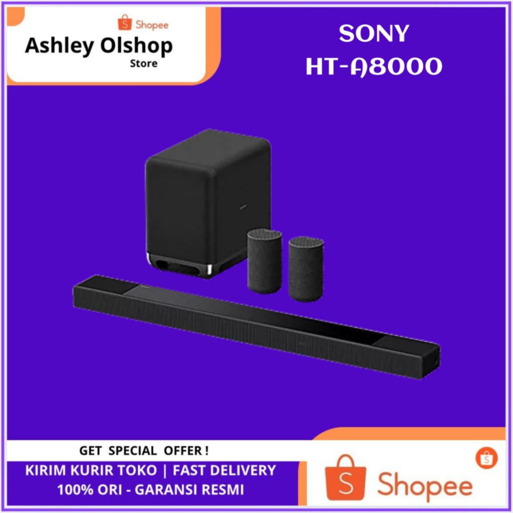 Sony HT-A8000 Soundbar 5.0.2ch With Dolby Atmos Wireless SubWoofer Sony HT A8000
