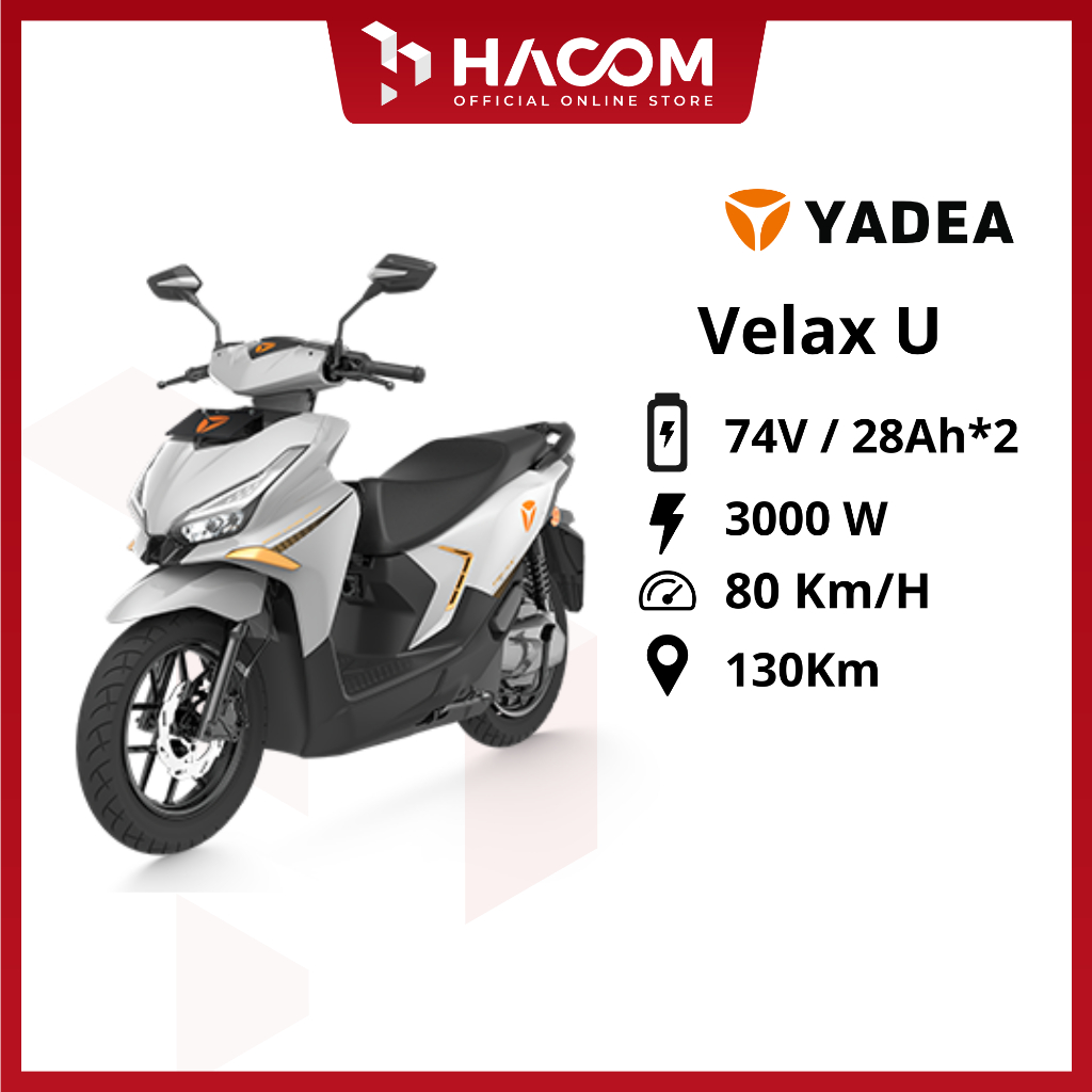Yadea Motor Listrik Velax U Garansi Resmi Yadea 2 Tahun Anti Air