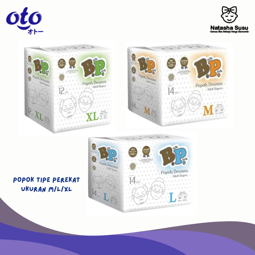 PAMPERS DEWASA BP ADULT DIAPERS & PANTS UKURAN M/L/XL Popok Dewasa MURAH