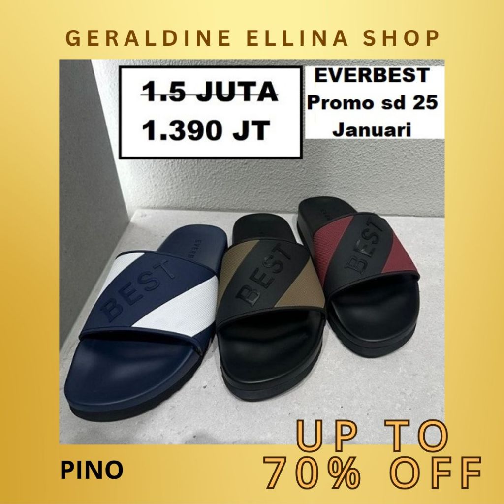 Sandal sendal EVERBEST pria original 100% SALE seri PINO