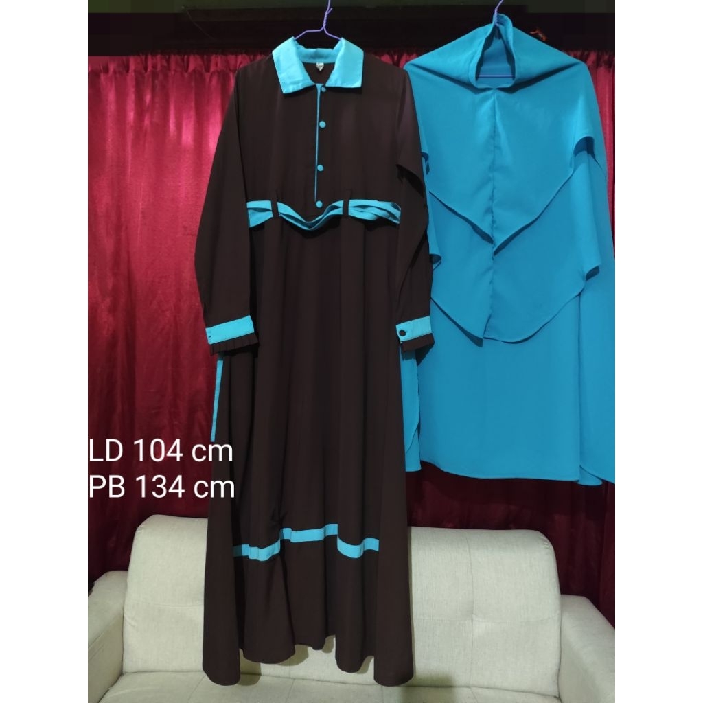 Set Gamis syar'i preloved