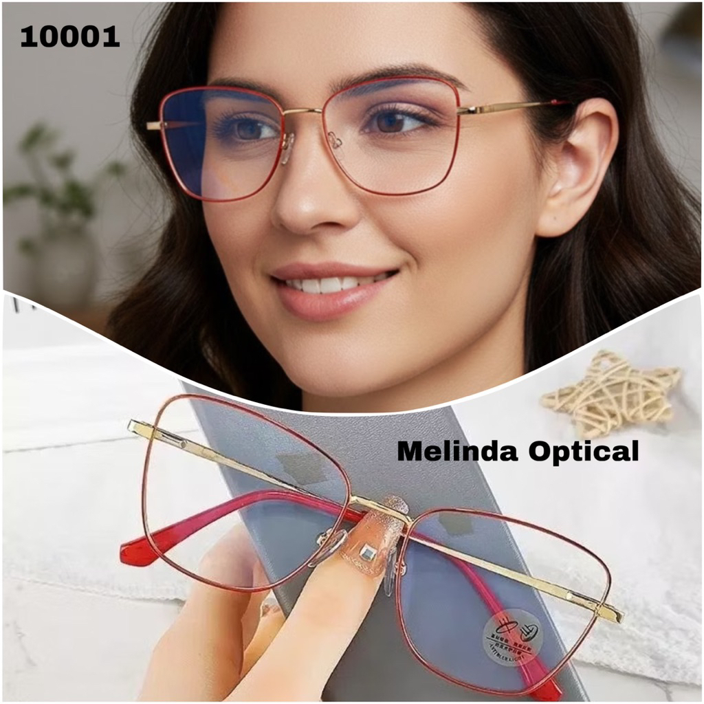 Frame Kacamata Wanita Cat Eye Maroon Bisa Minus/Clinder Lensa Antiradiasi Blueray Photocromic,Kacama