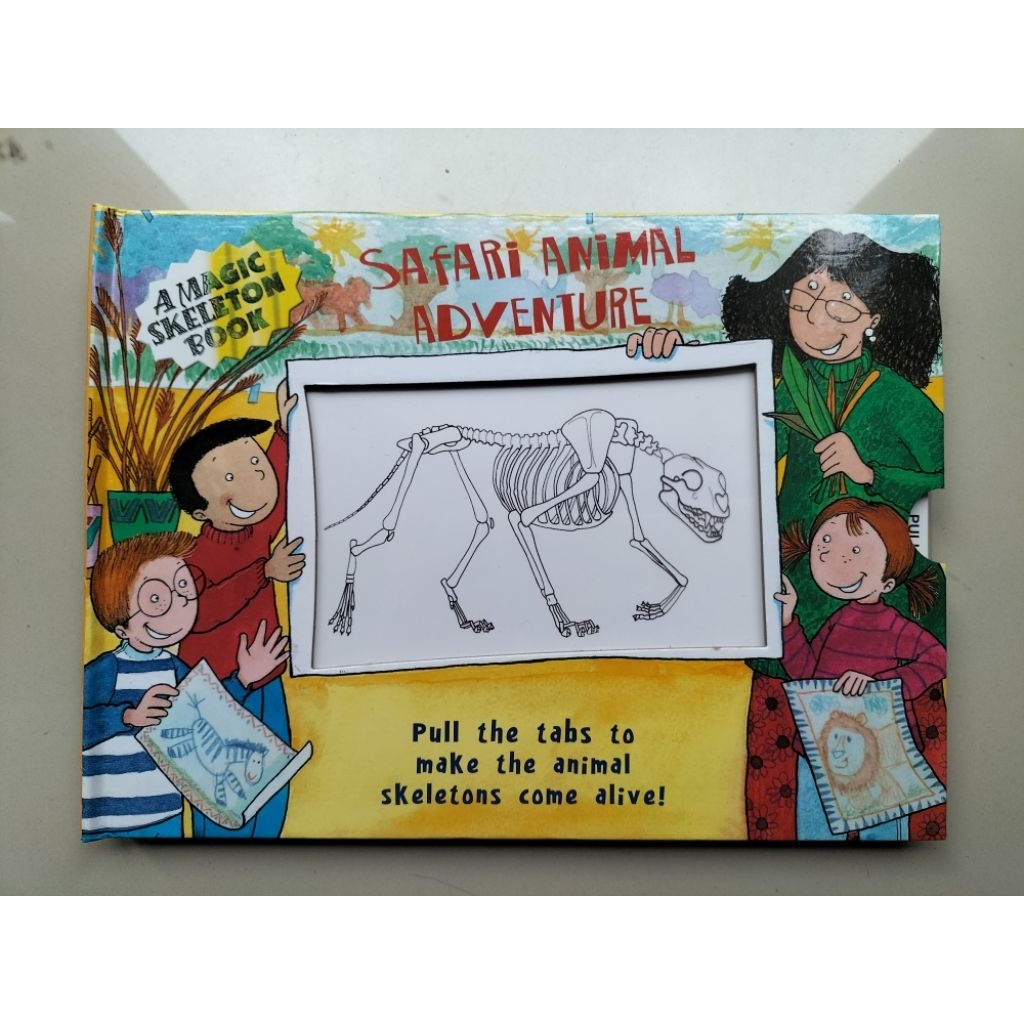 A Magic Skeleton Book - Pull the tabs