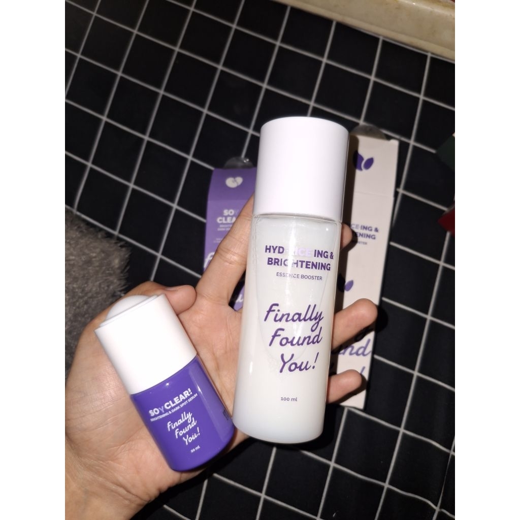 Toner dan serum finally found you!