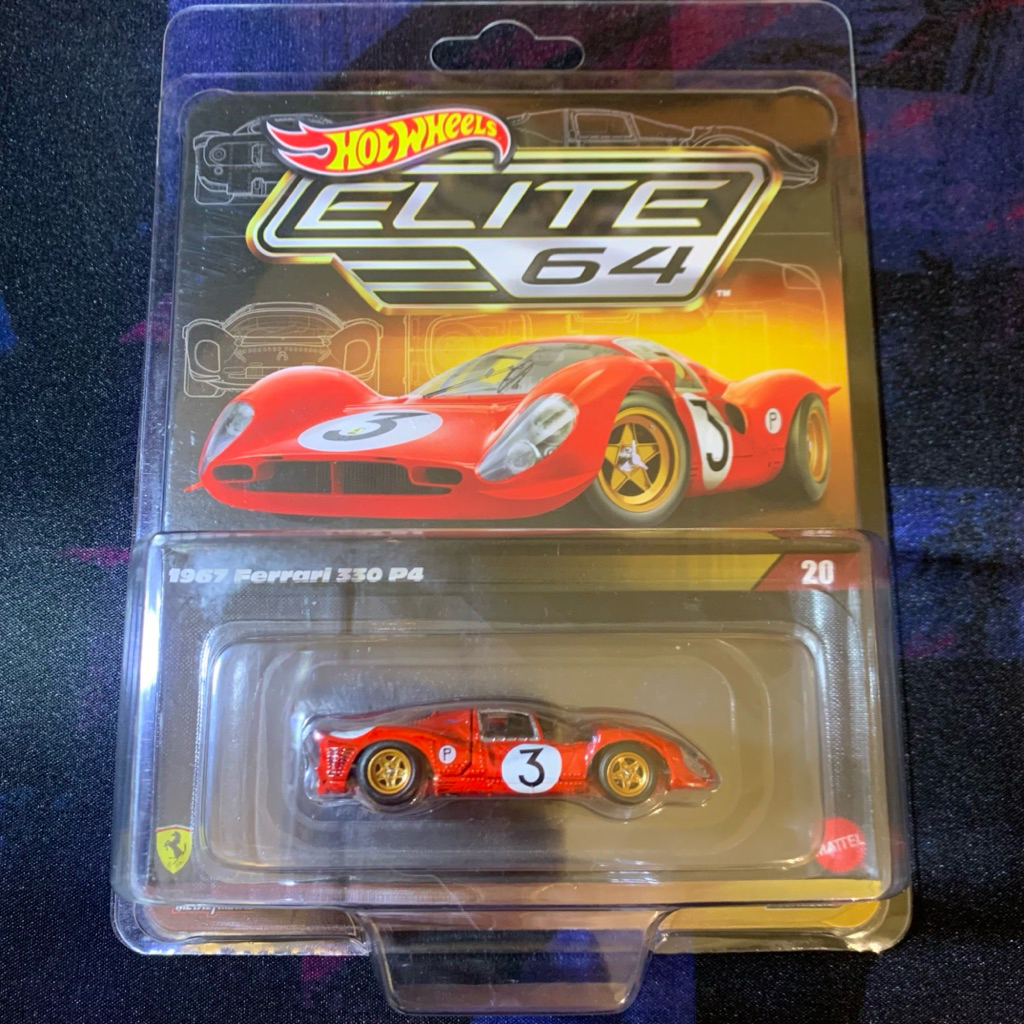 hot wheels elite64 1967 ferrari 330 p4