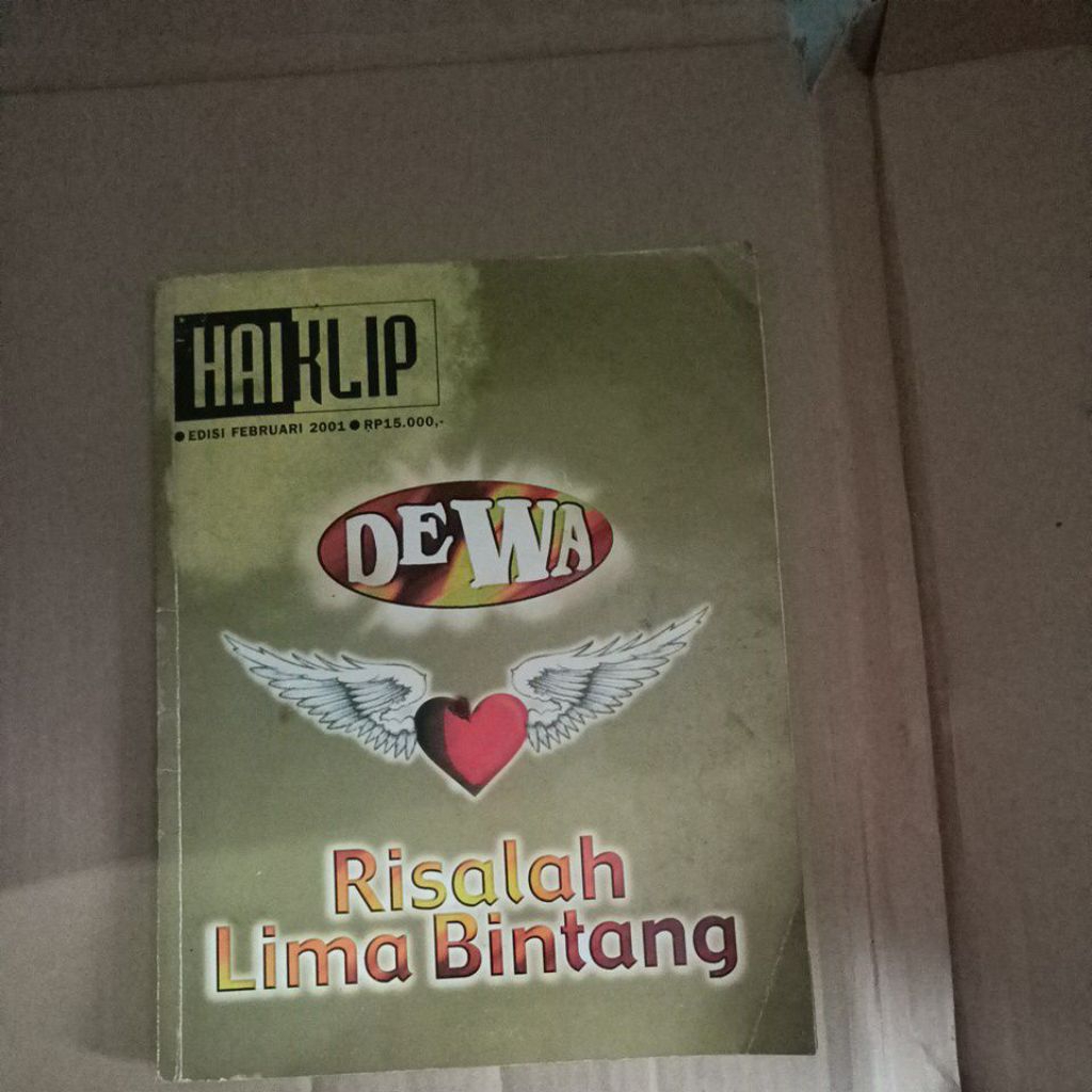 Majalah HAI KLIP DEWA RISALAH LIMA BINTANG