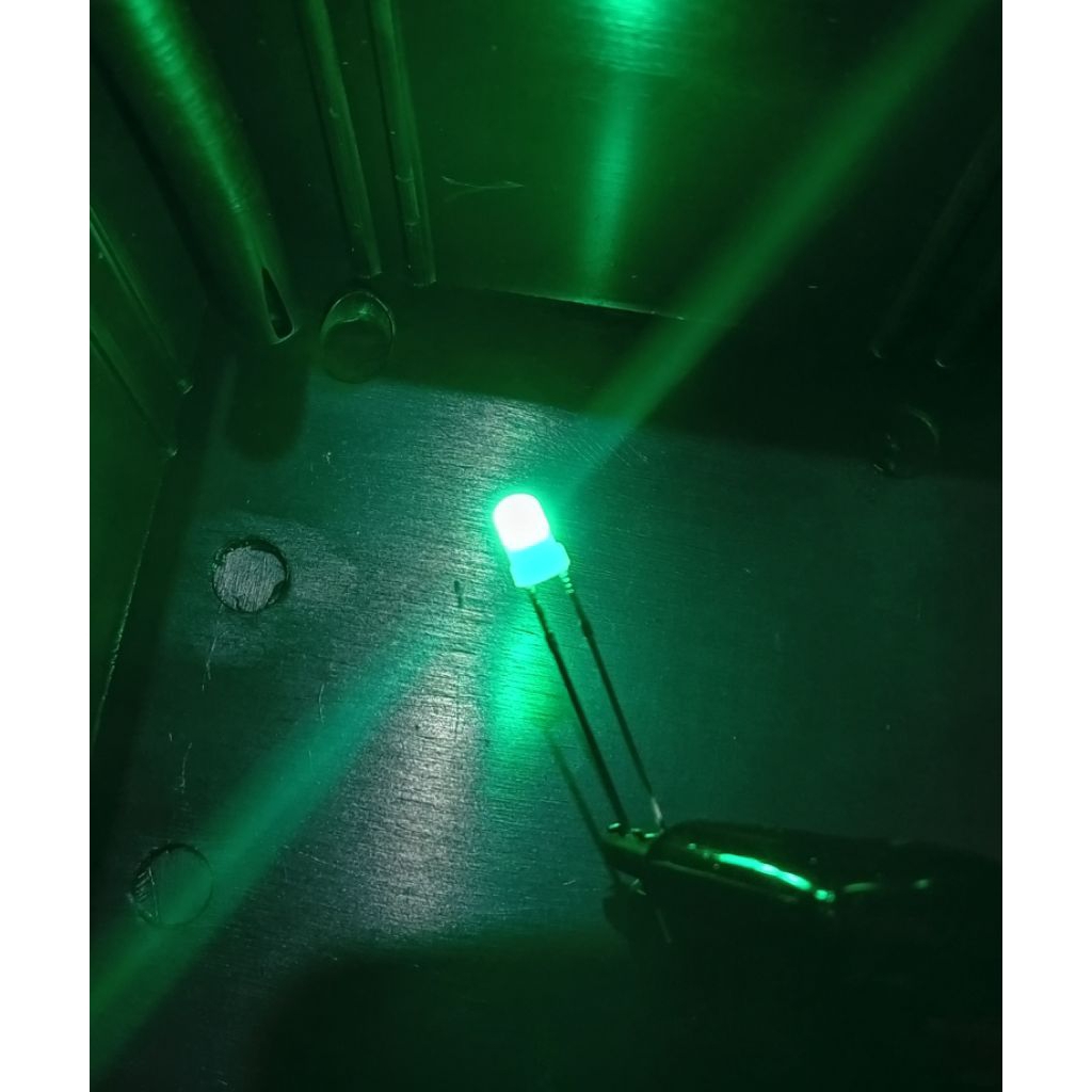 10pcs Led Kecil 3mm Warna Hijau