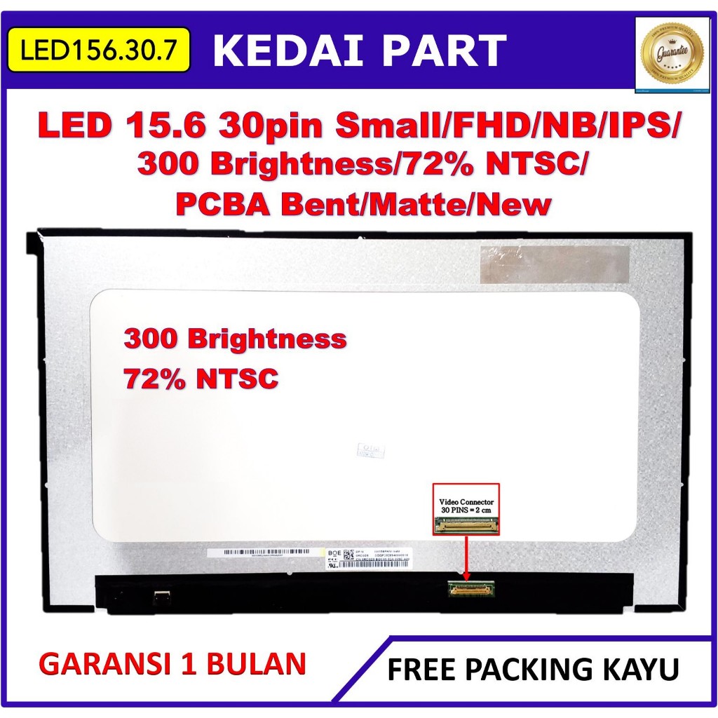LCD LED Dell INSPIRON 15 5510 5515 5518 15.6 INCH 30 PIN FULL HD