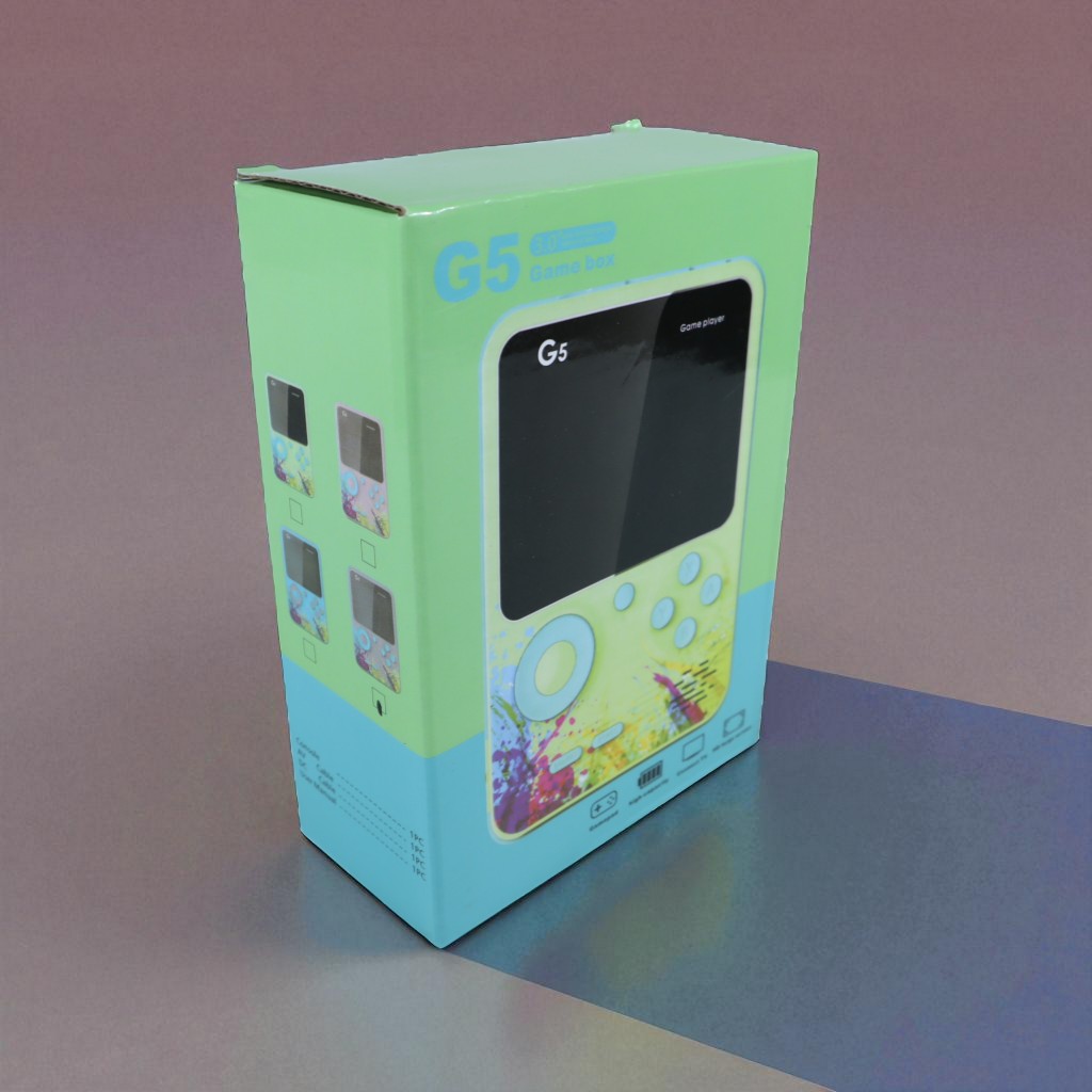 Lagendos Handheld Game Console Gameboy 3 Inch 500 Retro Game - G5 - Gray