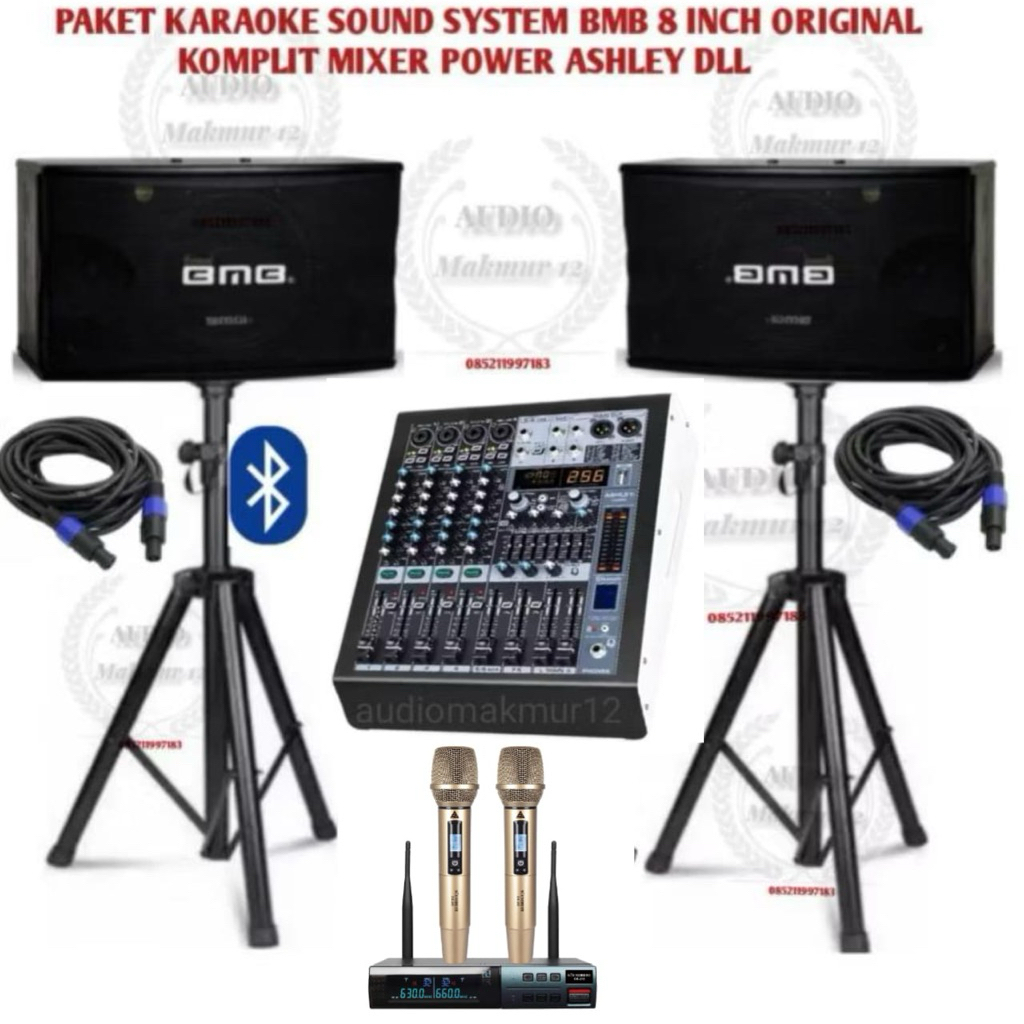 PAKET SOUND SYSTEM BMB CS350 KOMPLIT MIXER POWER M6000 ORIGINAL