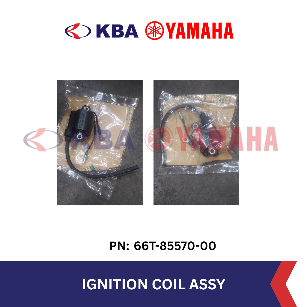 Yamaha Genuine Parts IGNITION COIL ASSY (PN: 66T-85570-00) Mesin Tempel