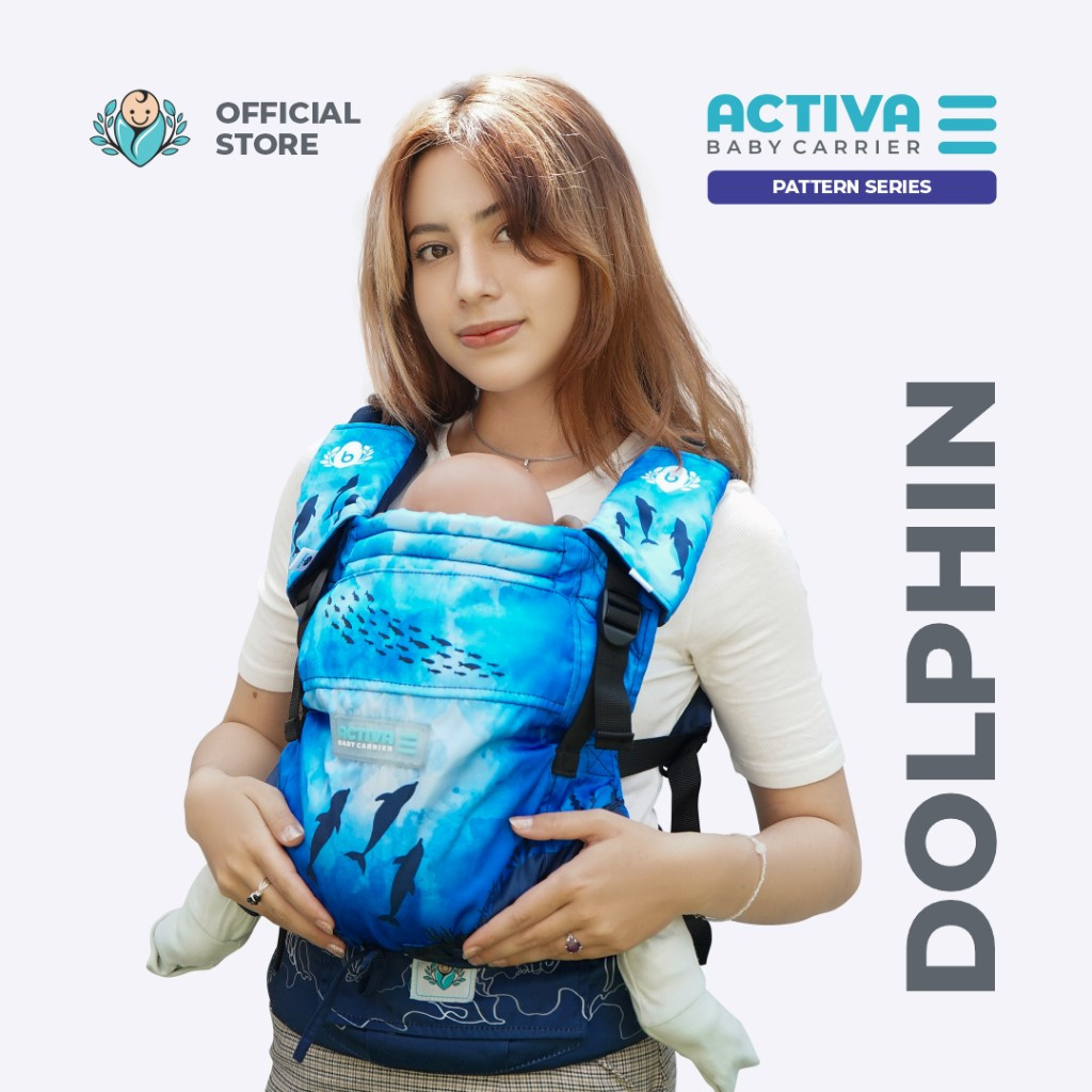 Activa Mark 3 Mark III Gendongan M-Shape SSC Adjustable Newborn-5Tahun Activa Baby Carrier