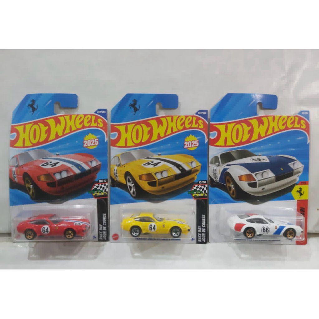 Hot wheels ferrari set . Ferrari 365 gtb4 competizione.