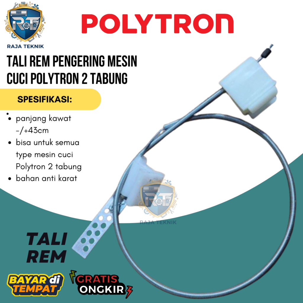 TALI REM PENGERING MESIN CUCI POLYTRON 2 TABUNG