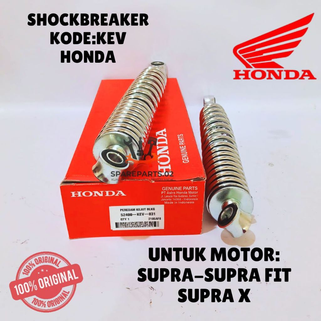 SHOCKBREAKER SET ORIGINAL HONDA KODE KEV, SHOCKBREAKER SUPRA, SHOCKBREAKER SUPRA FIT, SHOCKBREAKER S