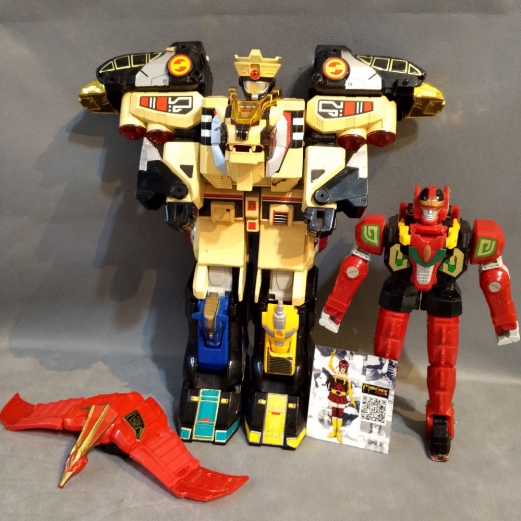 DX  Megazord Thunder Megazord Set Vintage Super Sentai DaiRanger Robot Original BANDAI Japan