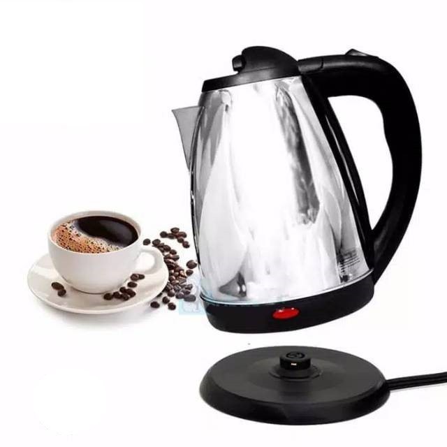 electric kettle teko ceret listrik 2L stainless pemanas air hotel