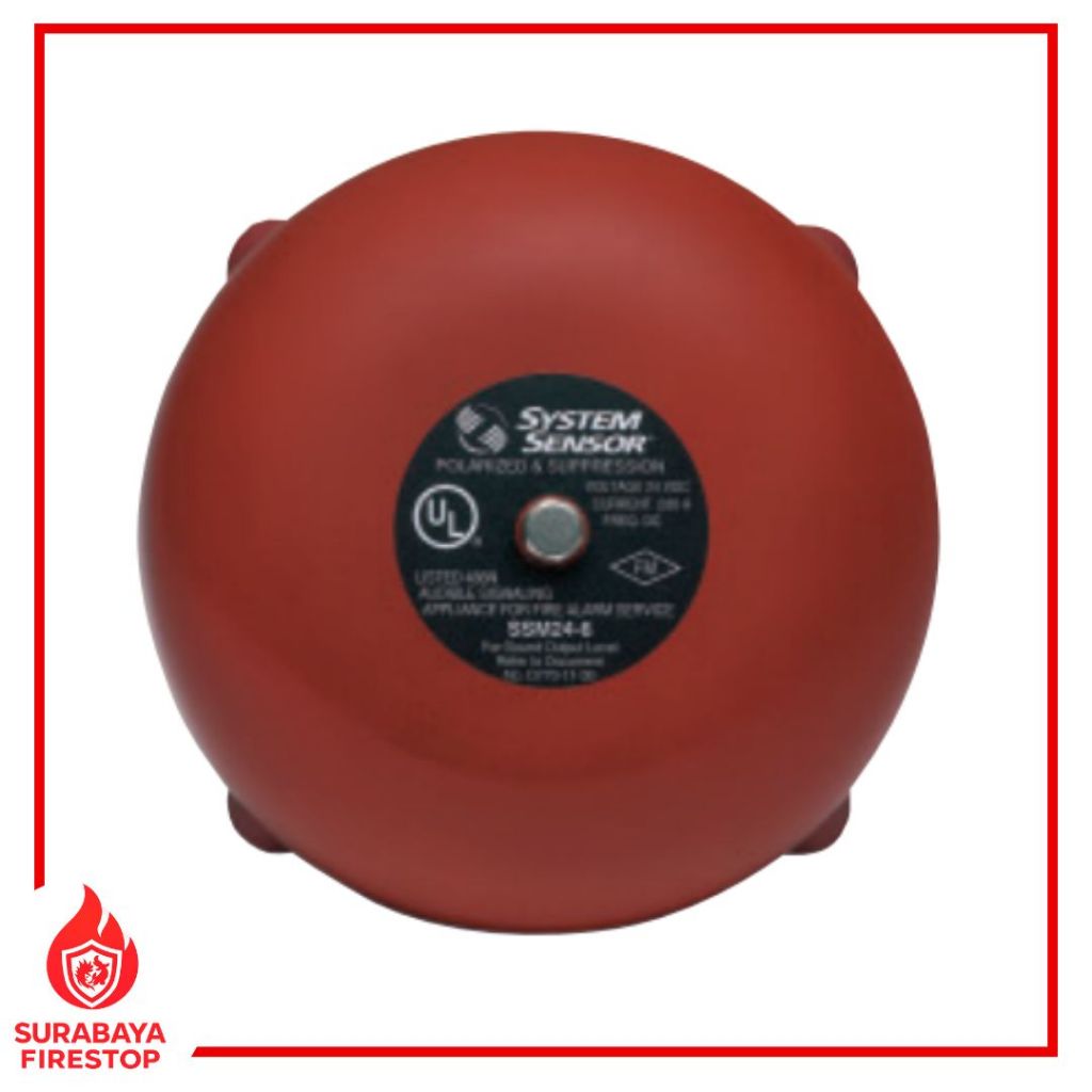 ALARM BELL GONG SSM24-6 SYSTEM SENSOR NOTIFIER