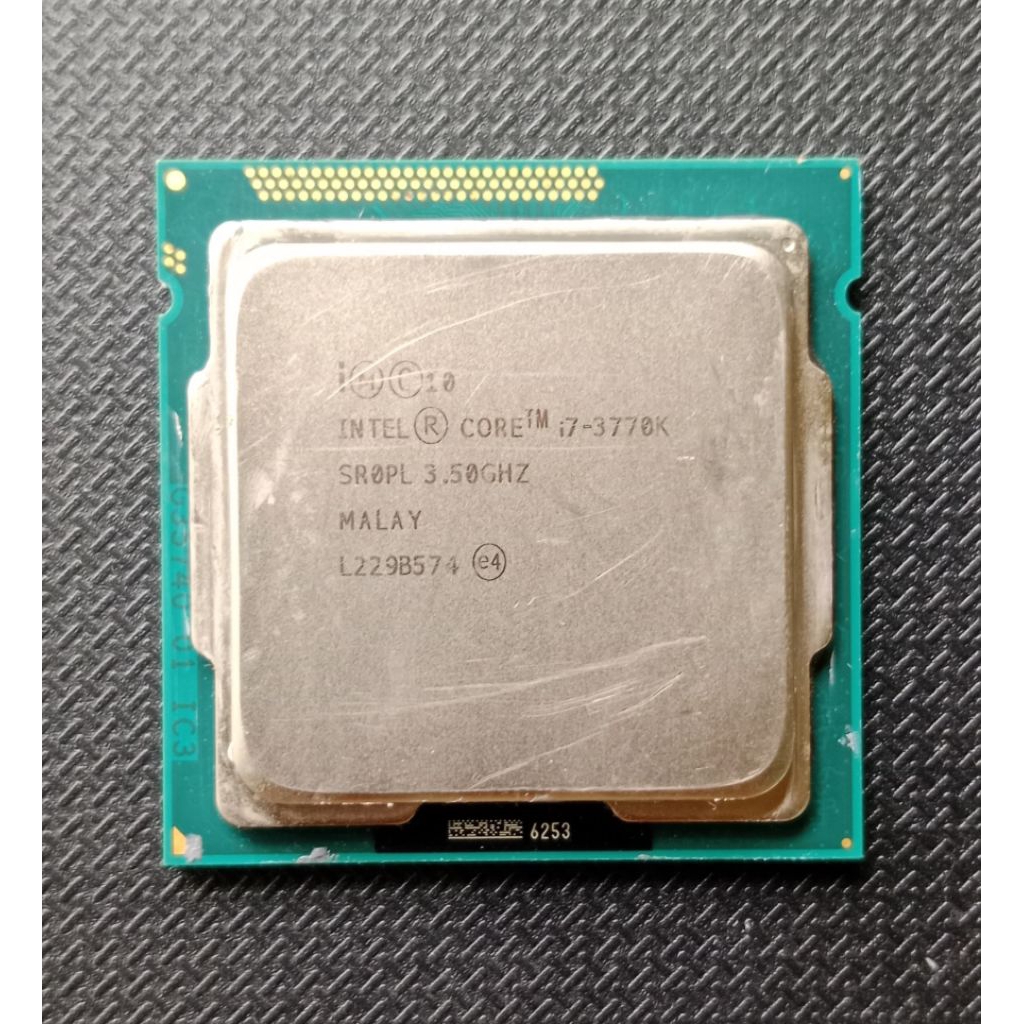 prosesor Intel core i7 3770 gen3 soket 1155 H61 normal tested