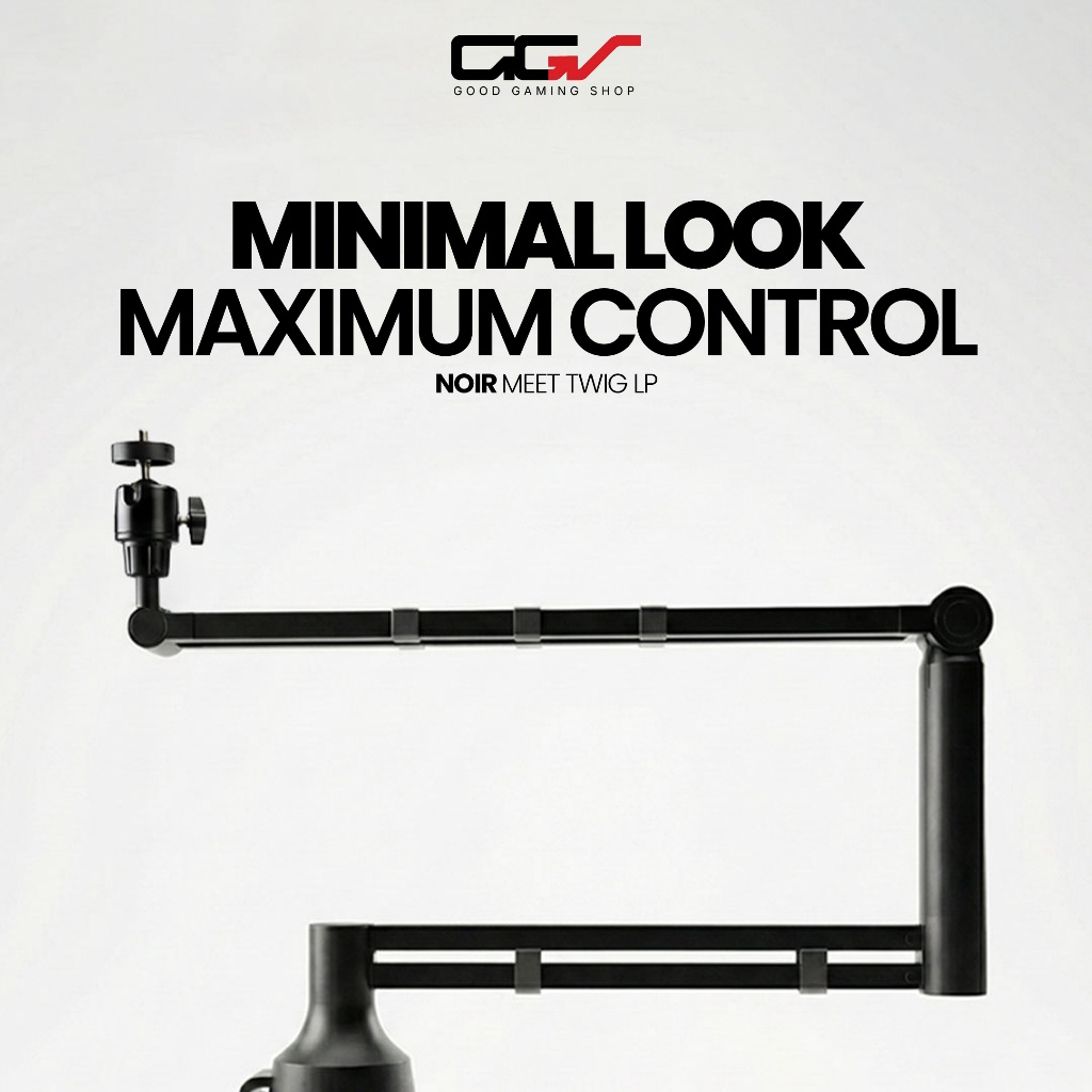 Noir Twig LP – Low Profile Modular Microphone Boom Arm - Mikrofon Arm
