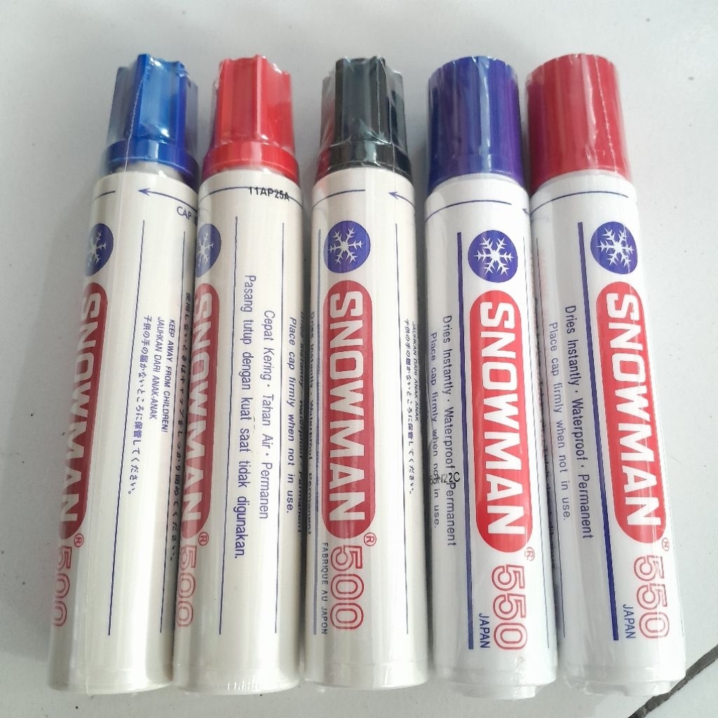 SPIDOL SNOMAN MARKER / PERMANEN JUMBO 550 DAN 500