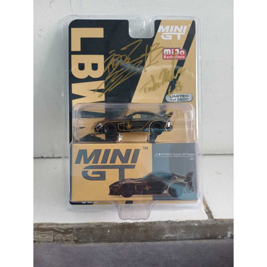 Mini GT 325 LB WORKS Toyota GR Supra JPS LBWK (Signed)