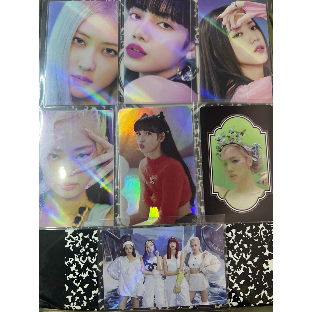 official pc photocard mps blackpink sg21 season greeting holo hologram lisa jennie rose jisoo how yo