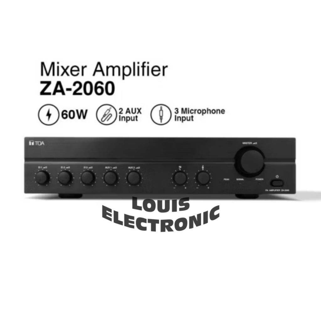 Amplifier TOA ZA 2060 ZA2060 Power Ampli TOA 60 Watt ORIGINAL