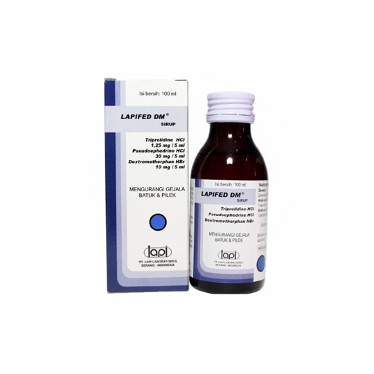 Lapified DM 60ml Meredakan Pilek Hidung Tersumbat Rhinitis Alergi Batuk