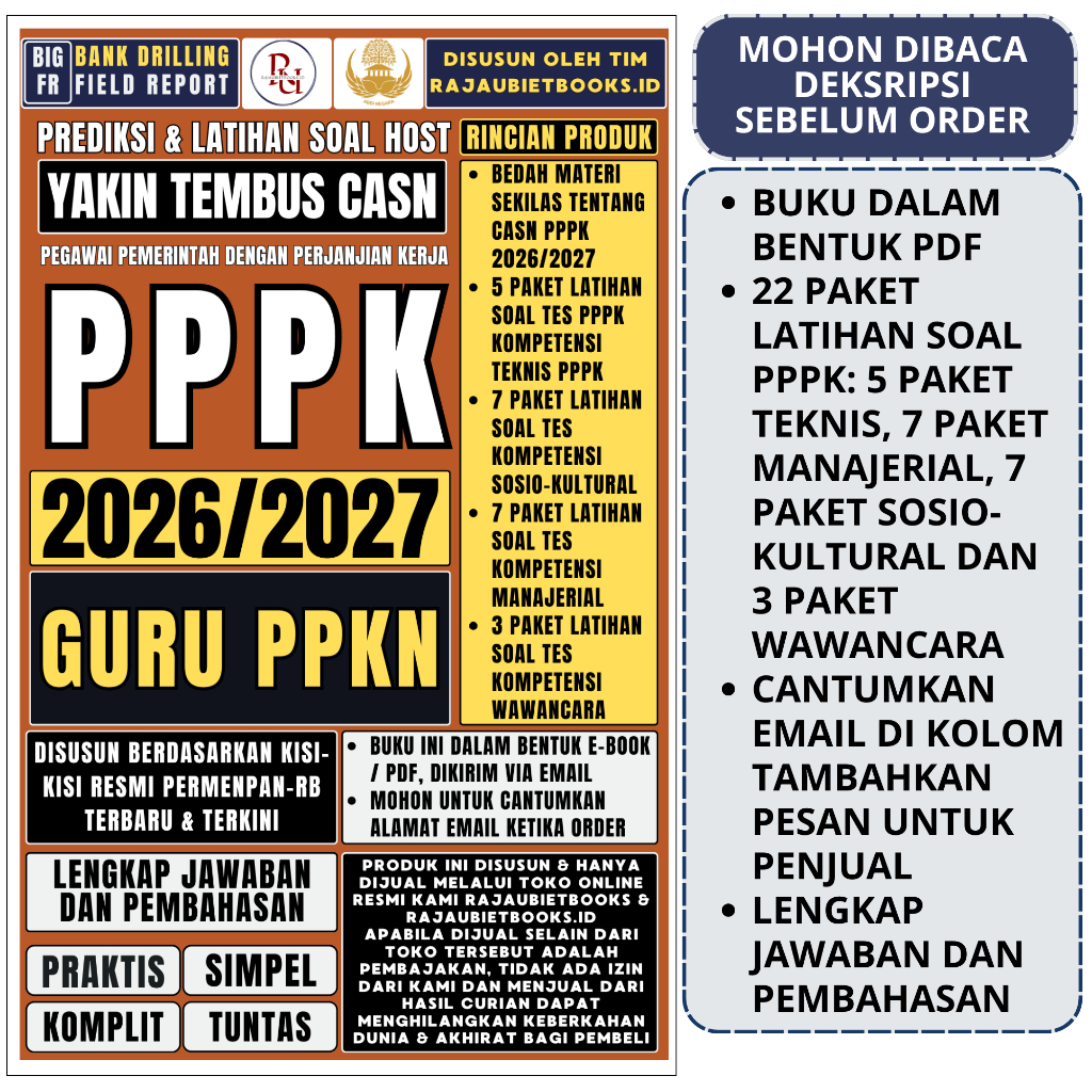 SOAL TES  PPPK GURU PPKN TENAGA PENDIDIK TERBARU DAN TERLENGKAP TES KOMPETENSI TEKNIS GURU PPKN, TES